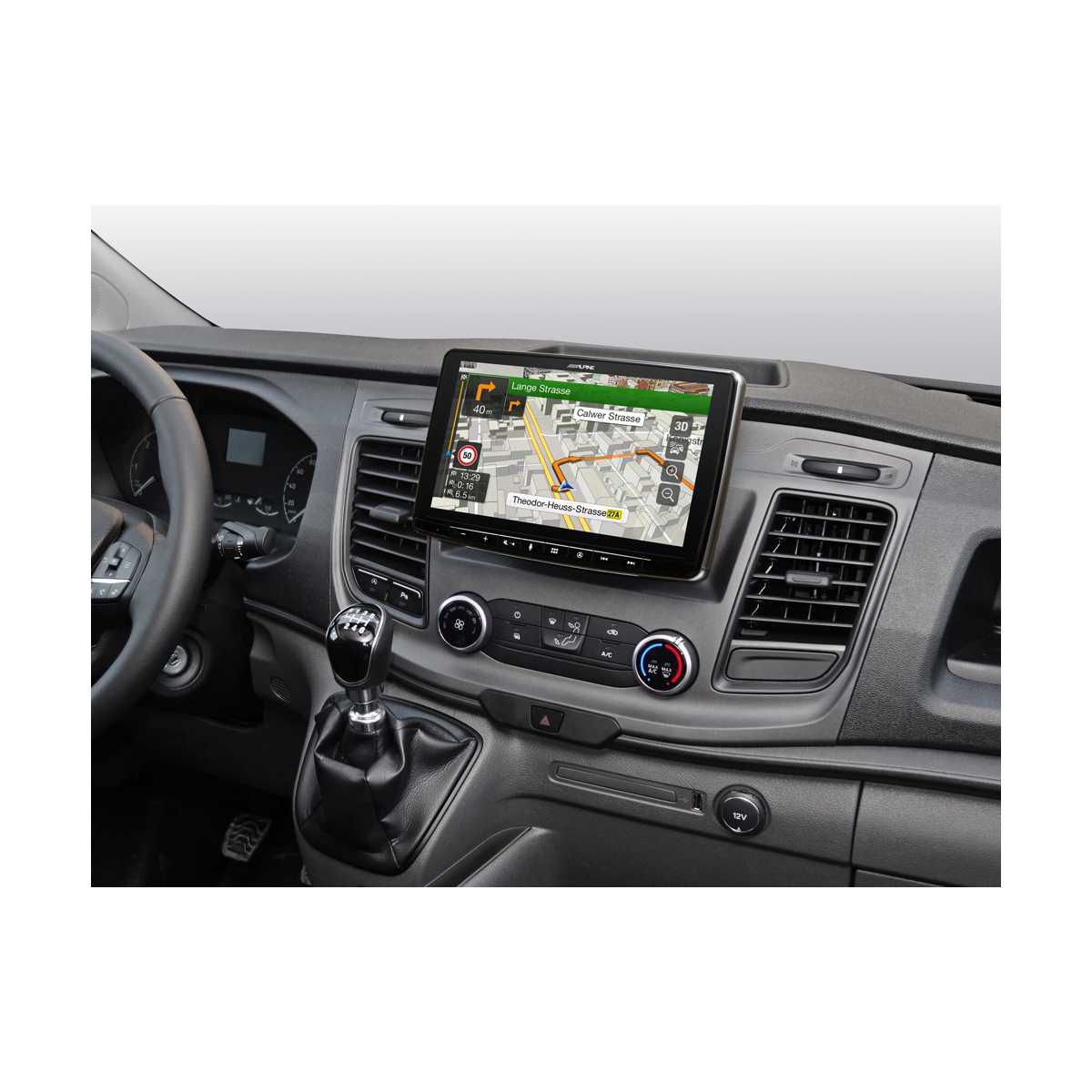 ALPINE Halo 9 Navigationssystem Ford Transit Custom ab Bj. 2018 INE-F904TRA
