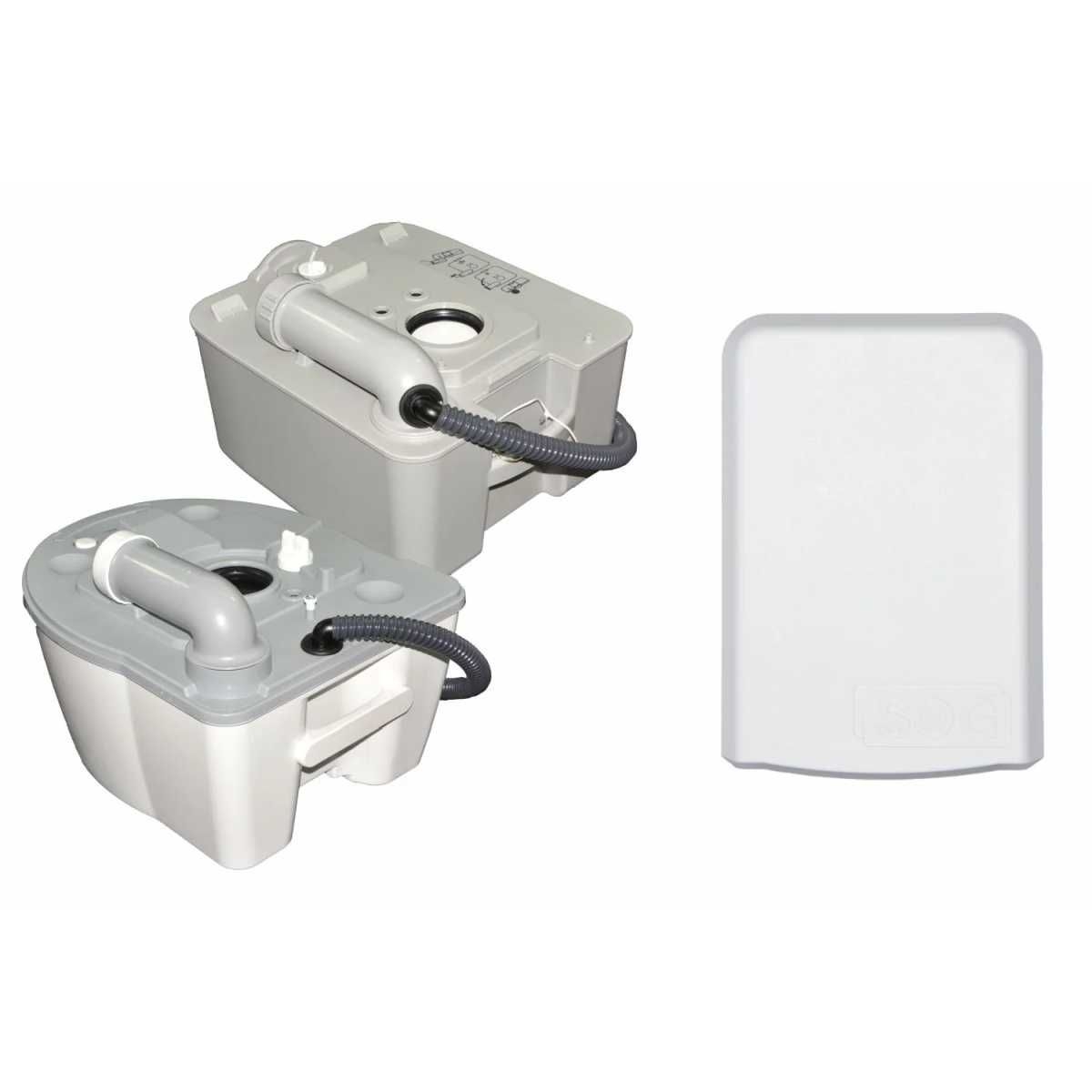 SOG Toiletten Entlueftung Tuervariante Typ C fuer Thetford Porta Potti - Dometic Serie 900 Weiss