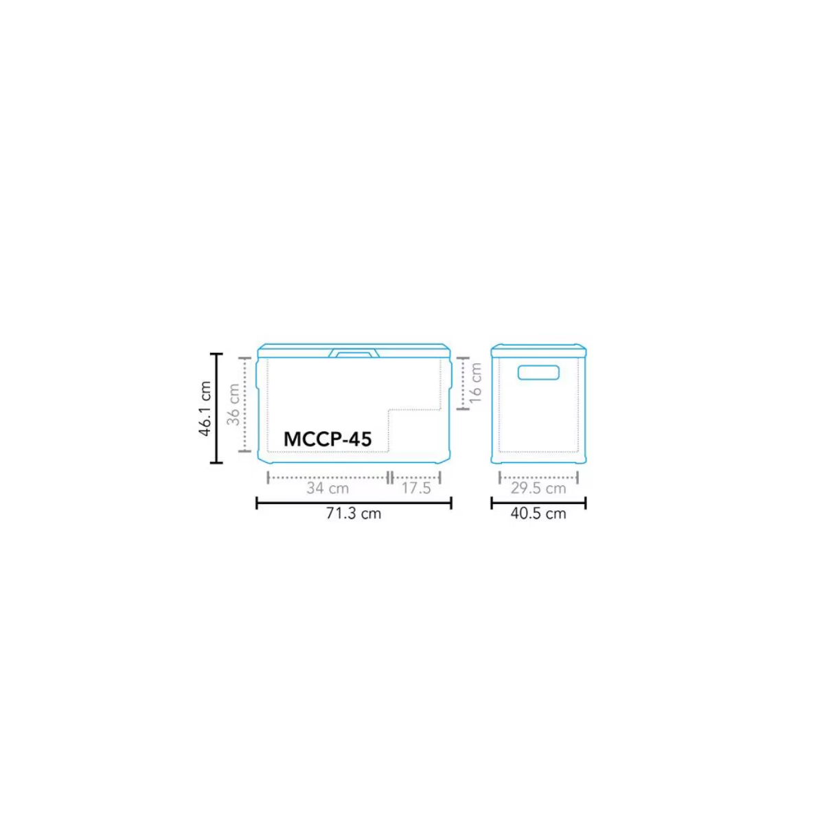 Mestic MCCP-45 Kompressorkuehlbox - 1512630