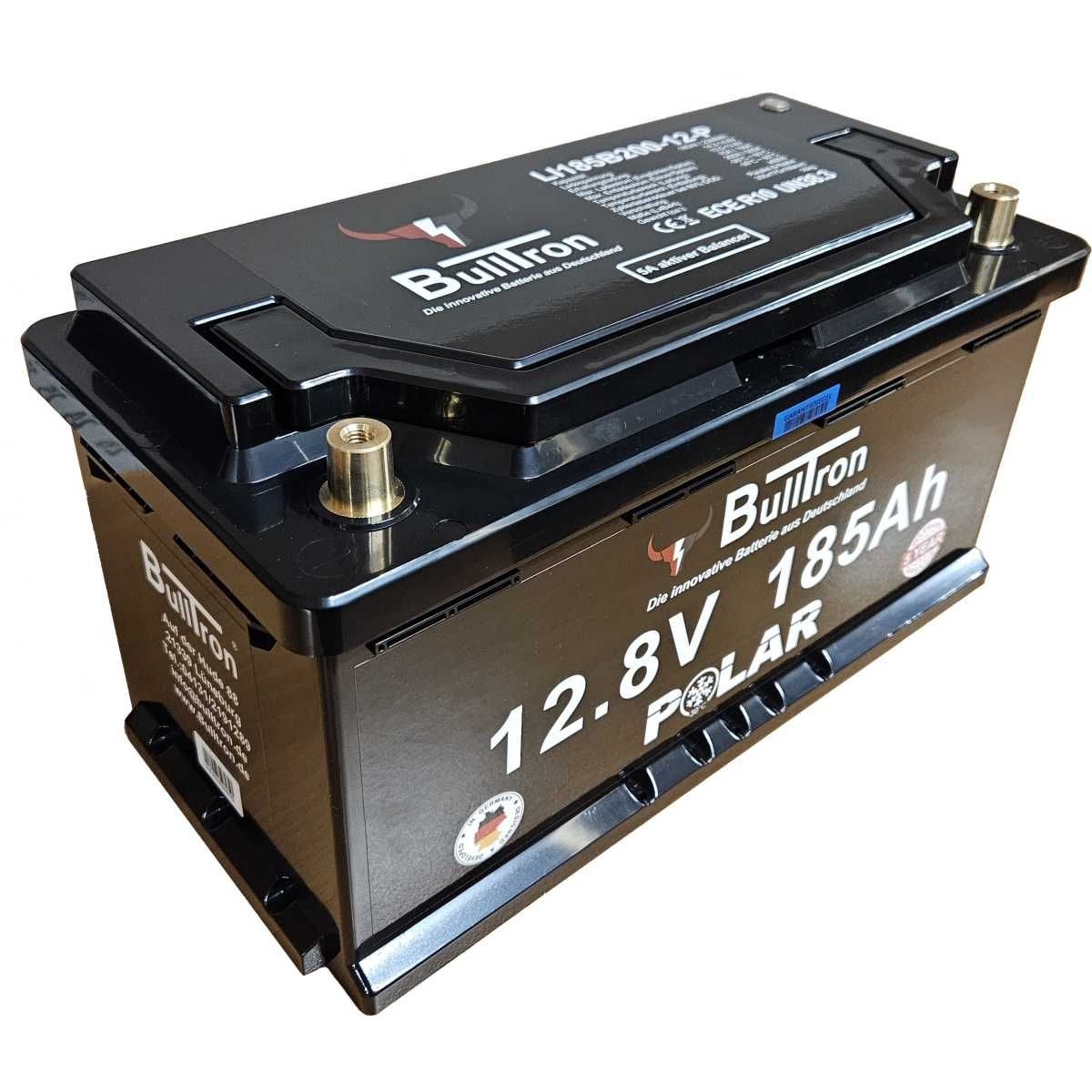 BULLTRON Lithium-Batterie POLAR 185Ah 12V inkl. BMS 200A Dauerstrom - App - LI185B200-12-P