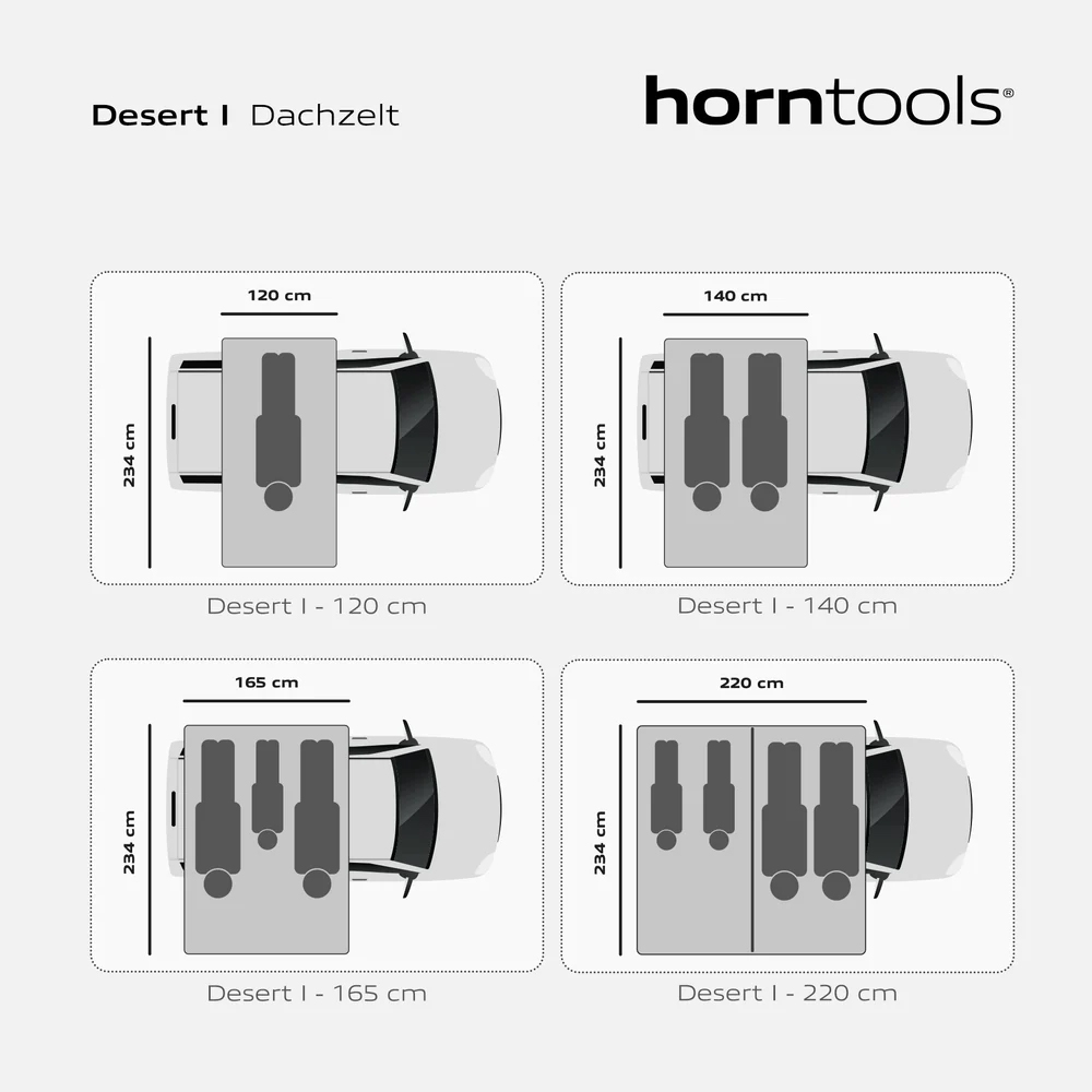 HORNTOOLS Dachzelt horntools Desert I 220cm HRT05-220