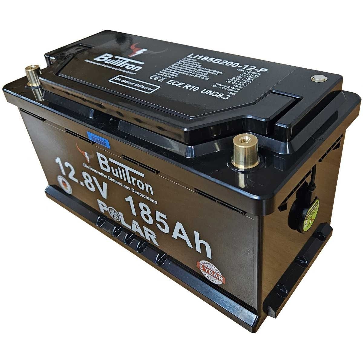 BULLTRON Lithium-Batterie POLAR 185Ah 12V inkl. BMS 200A Dauerstrom - App - LI185B200-12-P