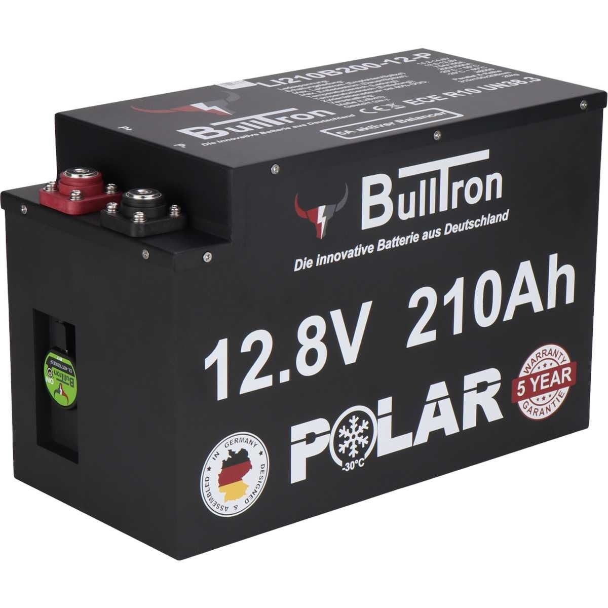 BULLTRON Lithium-Batterie POLAR 210Ah 12V inkl. BMS 200A Dauerstrom - App - LI210B200-12-P
