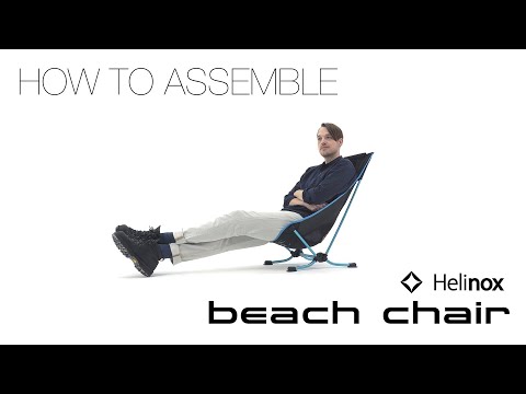 HELINOX Beach Chair Black Campingstuhl