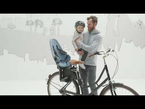 THULE Yepp 2 Maxi Fahrradkindersitz Rahmenmontage Agave