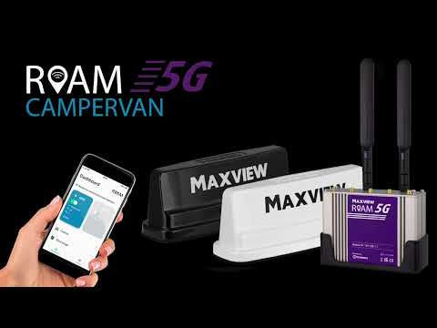 MAXVIEW Roam 5G Campervan Antenne schwarz