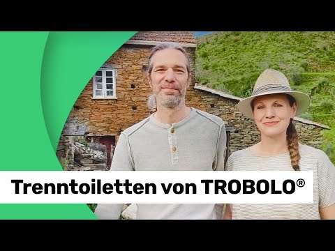 TROBOLO Trenntoiletten Einsatz & Holzsitz grau