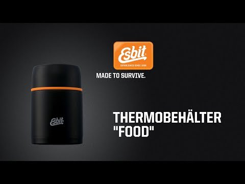 ESBIT Edelstahl Thermobehälter CLASSIC 750 ml Schwarz