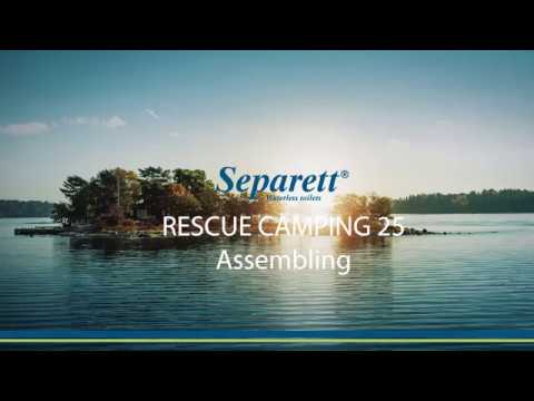 SEPARETT Tragbare Trenntoilette RESCUE CAMPING 25