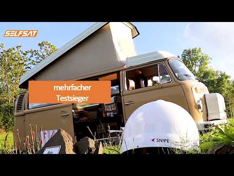 SELFSAT Sat-Antenne SNIPE MOBIL CAMP Direct Weiß