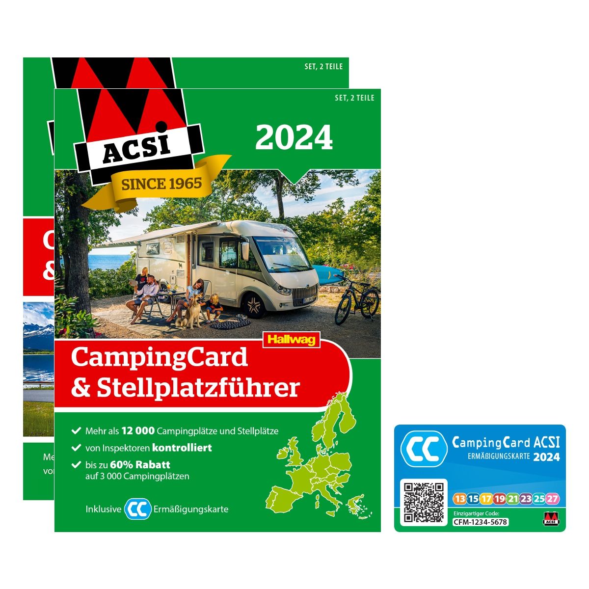 ACSI CampingCard & Stellplatzführer 2024 kaufen bei Camping Factory
